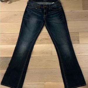 Low rise lucky brand boot cut jeans